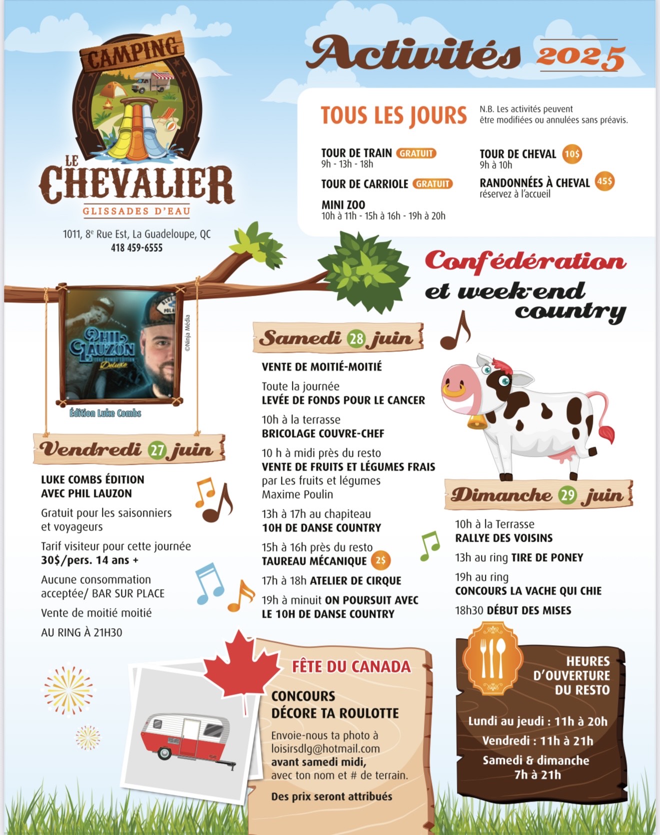 Programmation semaine 25 juin 2025